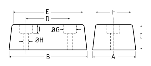 Rubber boating buffer, bumper, fender